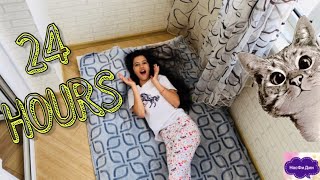 24 ЧАСА челлендж в ДОМЕ для детей на БАЛКОНЕ / 24 HOURS with NO LOL DOLLS in house / НасФи Дин