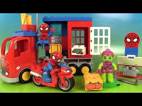 Spider-man Aventure en Camion-Araignée Atelier Moto-Araignée