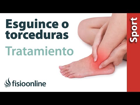 Rutina para el tratamiento de esguinces y torceduras.