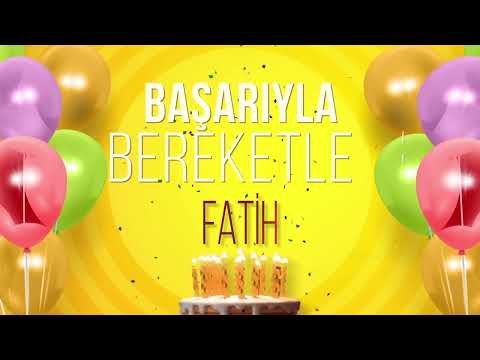 İyi ki doğdun FATİH - İsme Özel Doğum Günü Şarkısı (FULL VERSİYON)