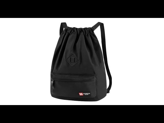 Vídeo relacionado con CYPBRANDS- Minecraft, Mochila, Saco, Bolsa con Cuerdas, Color Negro, Producto Oficial