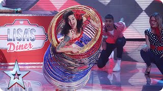 Lisa Sampson's playing with fire! | Semi-Final 4 | Britain's Got Talent 2015