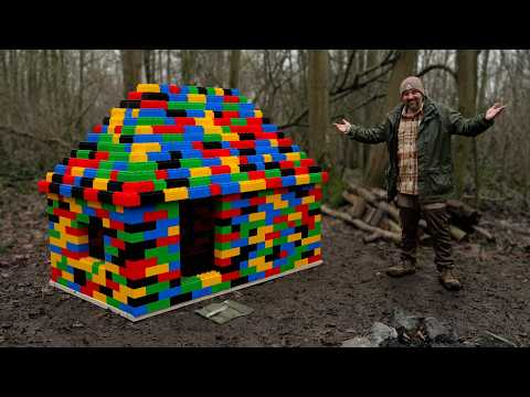 Building & Sleeping in a 'LEGO' House