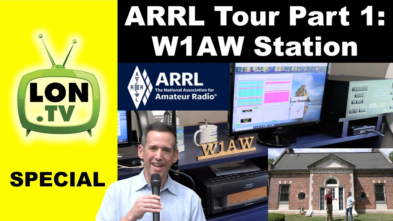 Touring Ham Radio Headquarters in the United States at the ARRL Part 1 - W1AW Memorial Station