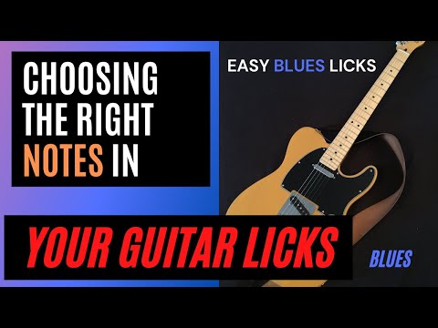 CHOOSING THE RIGHT NOTES WHEN IMPROVISING