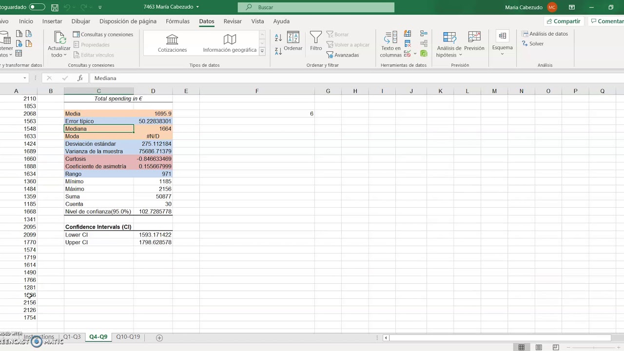 Data Analytics - Assignment 1, Pt 1
