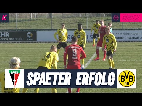 Turbulente Schlussphase im Waldstadion | FC Wegberg Beeck – Borussia Dortmund II (Regionalliga West)