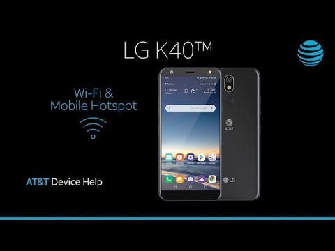 Learn how to use WiFi Mobile Hotspot on the LG K40 | AT&T Wireless