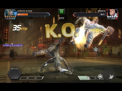 Rank 2 6-Star Corvus Glaive 1-Shot Kingpin Alliance Quest Boss