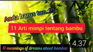 Download lagu 11 meanings of dreams about bamboo mp3