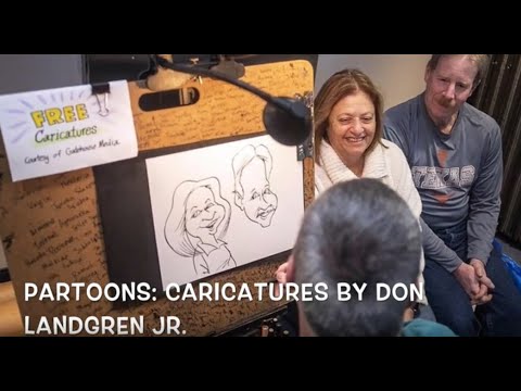 Promotional video thumbnail 1 for Partoons: Caricatures by Don Landgren Jr.