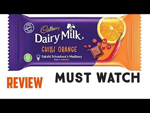 Cadbury Dairy Milk Chilli Orange Madbury Chocolate Review | NikGoals
