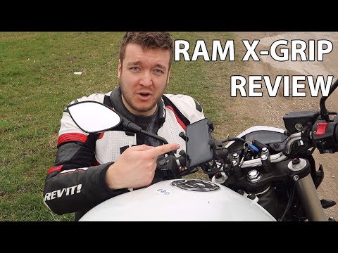 RAM X Grip phone mount for motorcycles. An owner's review