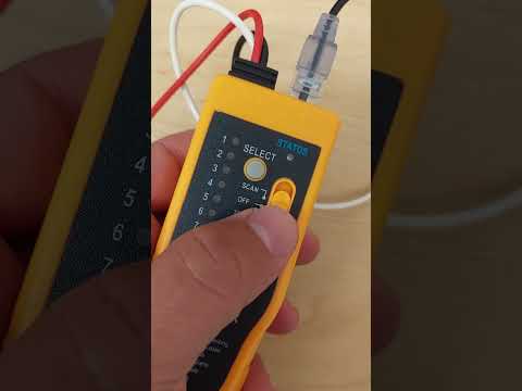 How to use a Tone Generator and a Probe to trace a network cable ...