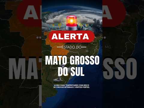 🚨⚠️TEMPO EM MATO GROSSO: Previsão de Chuva Forte e Raios #shorts #MT #PrevisaoDoTempo