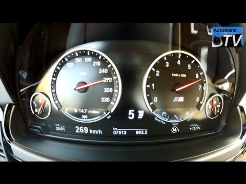 2013 BMW M6 Coupe (560hp) - 0-270 km/h acceleration (1080p FULL HD)