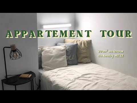 appartement tour : 20m² au crous￼