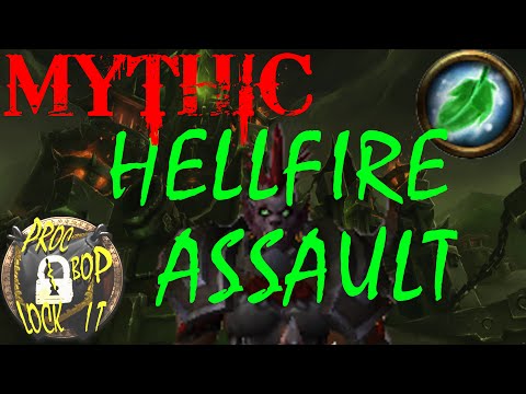 Hellfire Citadel - Mythic Hellfire Assault (Restoration Druid PoV) [Guild First]