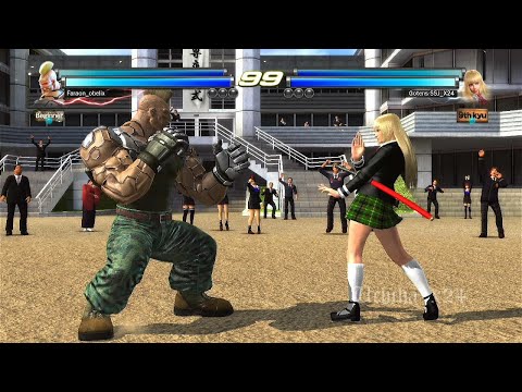 313_2 Lili y Alisa ( Uchiha x24 ) VS (Faraon_obelix) Jack 6 y P Jack - Tekken Tag 2  GamePlay PS3