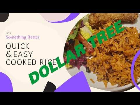 How To Make Dollar Tree Heat & Eat Rice 🍚 Something Better 🌟 Vanlife Meals Idea 🥣 Dollar Tree Foods