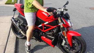 2015 Ducati Streetfighter 848 with SC Project Exhaust