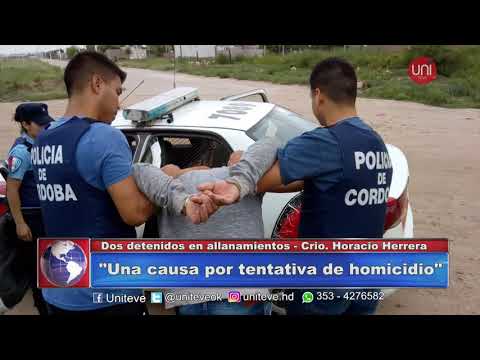 Dos detenidos en allanamientos