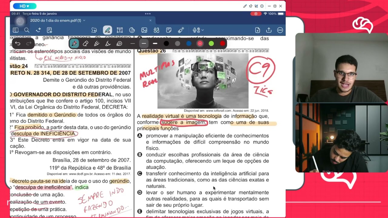 Resolução em Vídeo — Questão 26 ENEM 2020