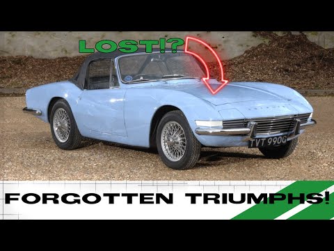 The LOST AND FORGOTTEN TRIUMPH CARS! Prototypes, TR8s And INSANE TR cars!