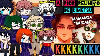 Jujutsu Kaisen react A PIOR REUNIÃO DE KIMETSU (PARÓDIA) 😂❤️ JUJUTSU KAISEN REACT A DEMON SLAYER