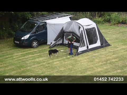 Outdoor Revolution Movelite T3E Awning Pitching & Packing Video