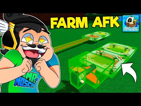 ROBLOX: CONSTRUI uma FARM AFK de iniciante no BUILD A BOAT!!