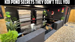 THE TRUTH ABOUT KEEPING KOI***HOW TO GROW BIG KOI***THINGS YOU NEED TO NO WHEN BUILDING A POND !!