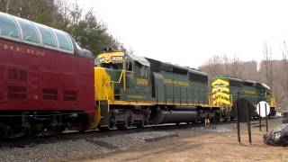 preview picture of video 'Reading Blue Mountain & Northern Railroad; Port Clinton, Pennsylvania'