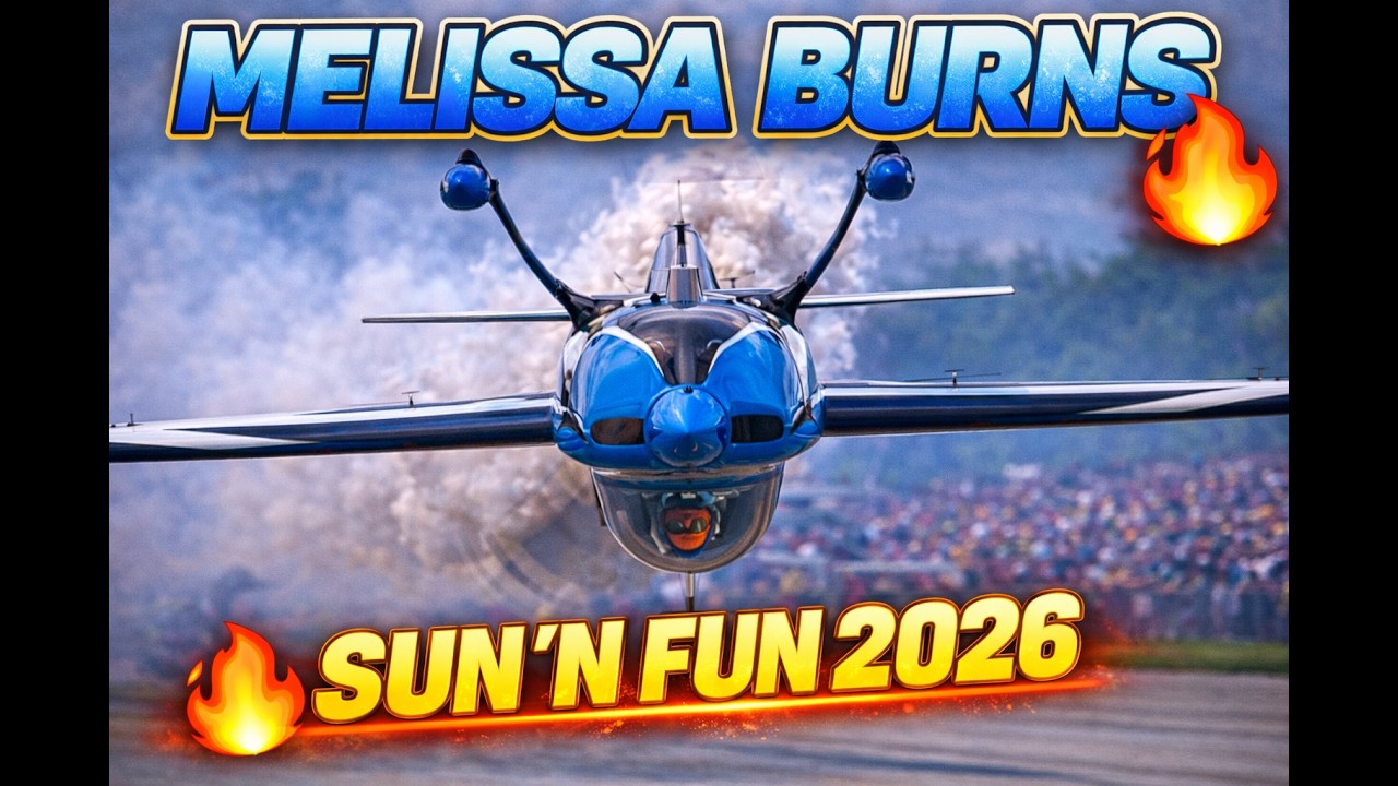 Best Stunt Show at Sun ‘n Fun 2026? 🔥 Melissa Burns DELIVERS