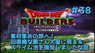 【ドラクエビルダーズ】DQBやってみた＃38 素材集めの旅へ！回復魔な敵さん大量に現る＆スライム池を発見しましたな話【女性実況】