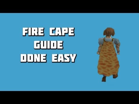 Runescape 2007 - Fire Cape Guide Done Easy - Framed