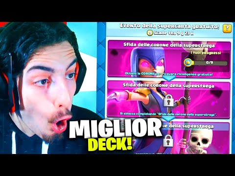 IL MIGLIOR DECK Per La SFIDA DELLA SUPERSTREGA  (Clash Royale)