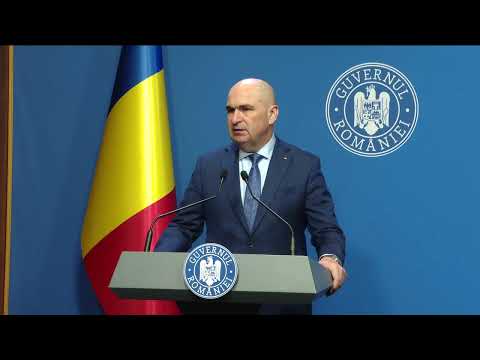 4/23/26: Declarații de presă susținute de premierul Ilie Bolojan