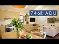 746 sq ft ADU - Home Office and 1 Bedroom Tour