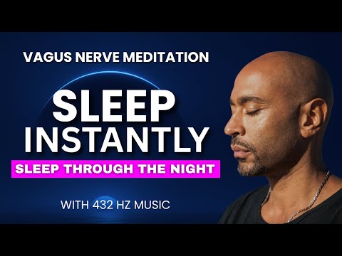 Vagus Nerve Sleep Meditation | Sleep through the night | Black Screen