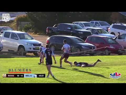 2018 CRRL - First Grade Round 7 Highlights - Queanbeyan Kangaroos v Belconnen United