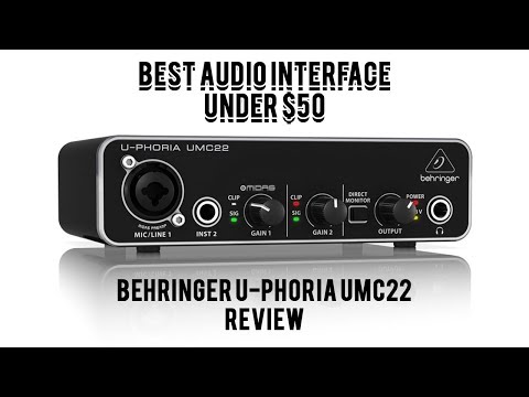Budget producers - Best Audio interface under $50 Behringer U-phoria Umc22
