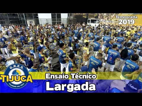 Unidos da Tijuca 2019 - Bateria no ensaio técnico (Largada) - Apoteose ao vivo
