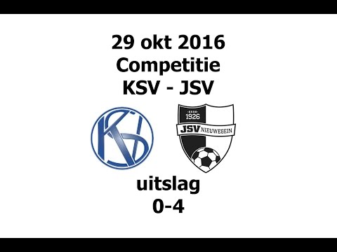 20161029 KSV - JSV JO14 0-4