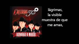 Calibre 50 - Lagrimas Letra Lyrics