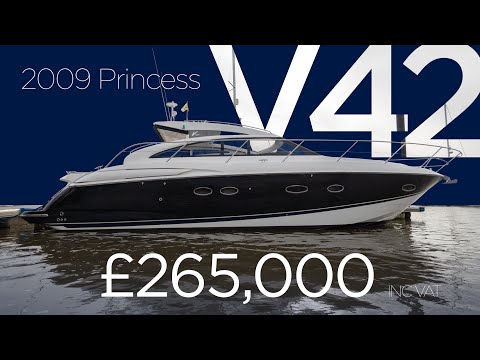 Princess V42 'Silver Breeze' FOR SALE NOW in Swanwick, UK