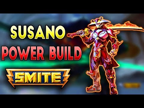 SMITE SUSANO POWER BUILD! DO SO MUCH DAMAGE WITH YOUR ABILITIES!