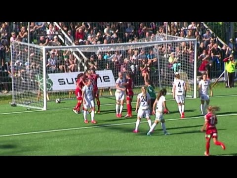 Höjdpunkter: Nytt poängtapp för FC Rosengård i målrik tillställning - TV4 Sport