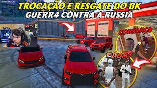 DOM MORR3U? | RESGATE DO BK NA ILHA E GUERRA CONTRA RUSSIA NA PISTA - BKINHO RP CLIP'S