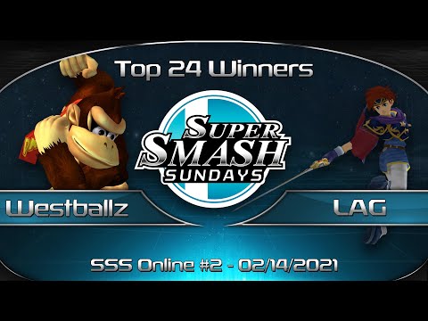 Super Smash Sundays Online #2 Westballz (Falco/DK) vs. LAG (Roy) - SSBM Top 24 Winners